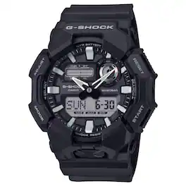 Casio - G-SHOCK Men's Dial Analog Watch Resin Strap - GA-010-1ADR - Black