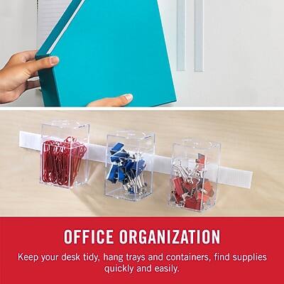 OFFICE ORGANIZATION

Keep your desk tidy, hang trays and containers, find supplies quickly and easily.
