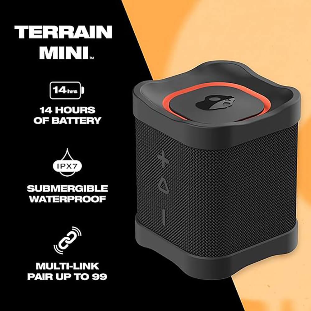 TERRAIN MINI™

14 HOURS OF BATTERY

IPX7 SUBMERSIBLE WATERPROOF

MULTI-LINK PAIR UP TO 99