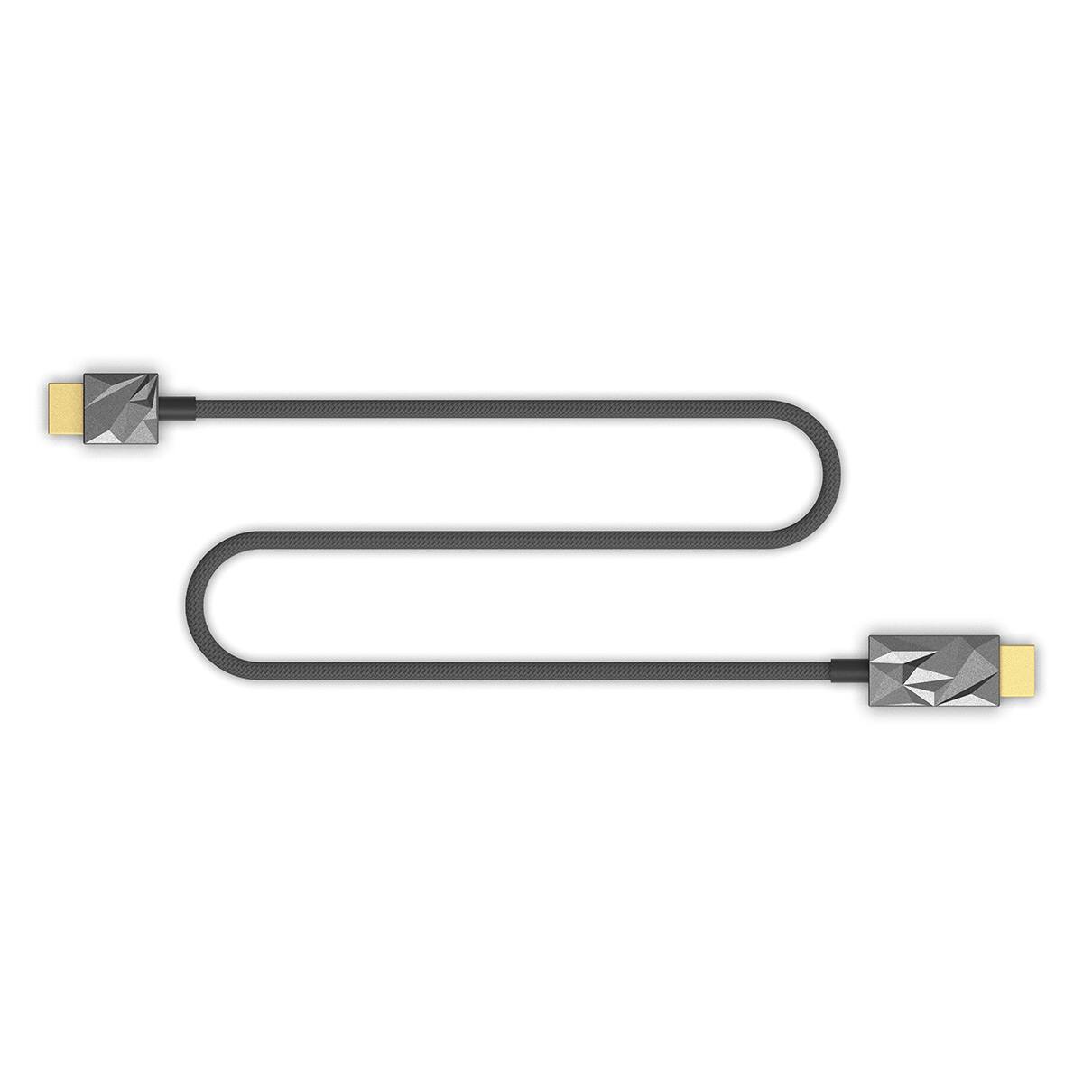 Front. iFi Audio - iFi Audio Pulsar HDMI Ultra HD HDMI Cable with Active Noise Cancellation (2 Meters) - Black.