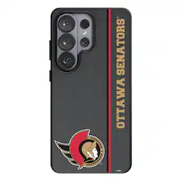 Keyscaper - NHL - Ottawa Senators Galaxy Magnetic Bump Case - S25 - Black