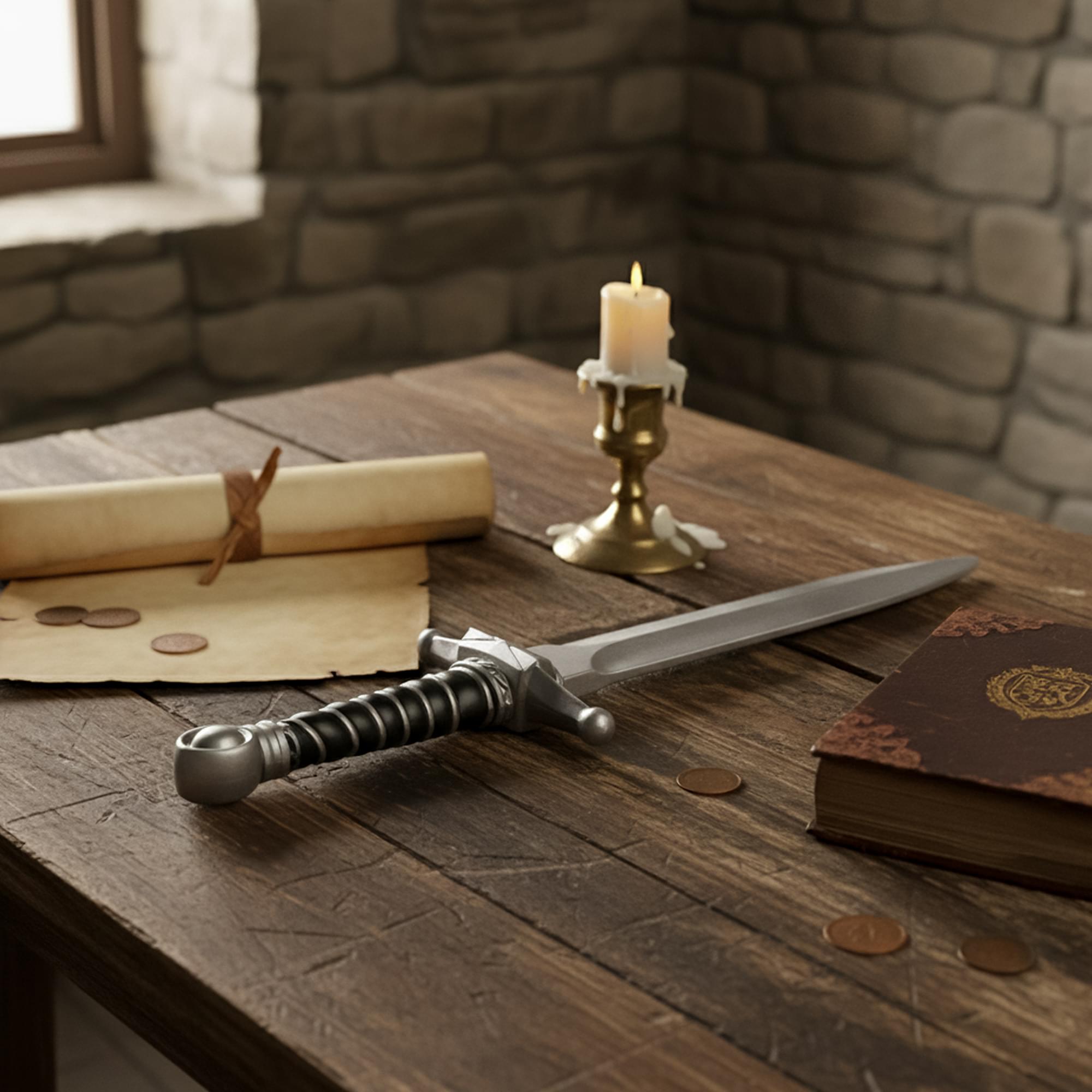 Alt View 10. Underwraps - Foam Straight Dagger Adult Costume Accessory - Multi-Colored.