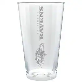 Great American Products - Baltimore Ravens Etched 16oz. Vertical Rally Cry Pint Glass - Multicolor