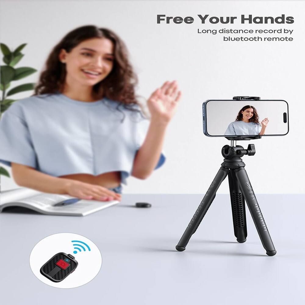 Free Your Hands  
Long distance record by bluetooth remote