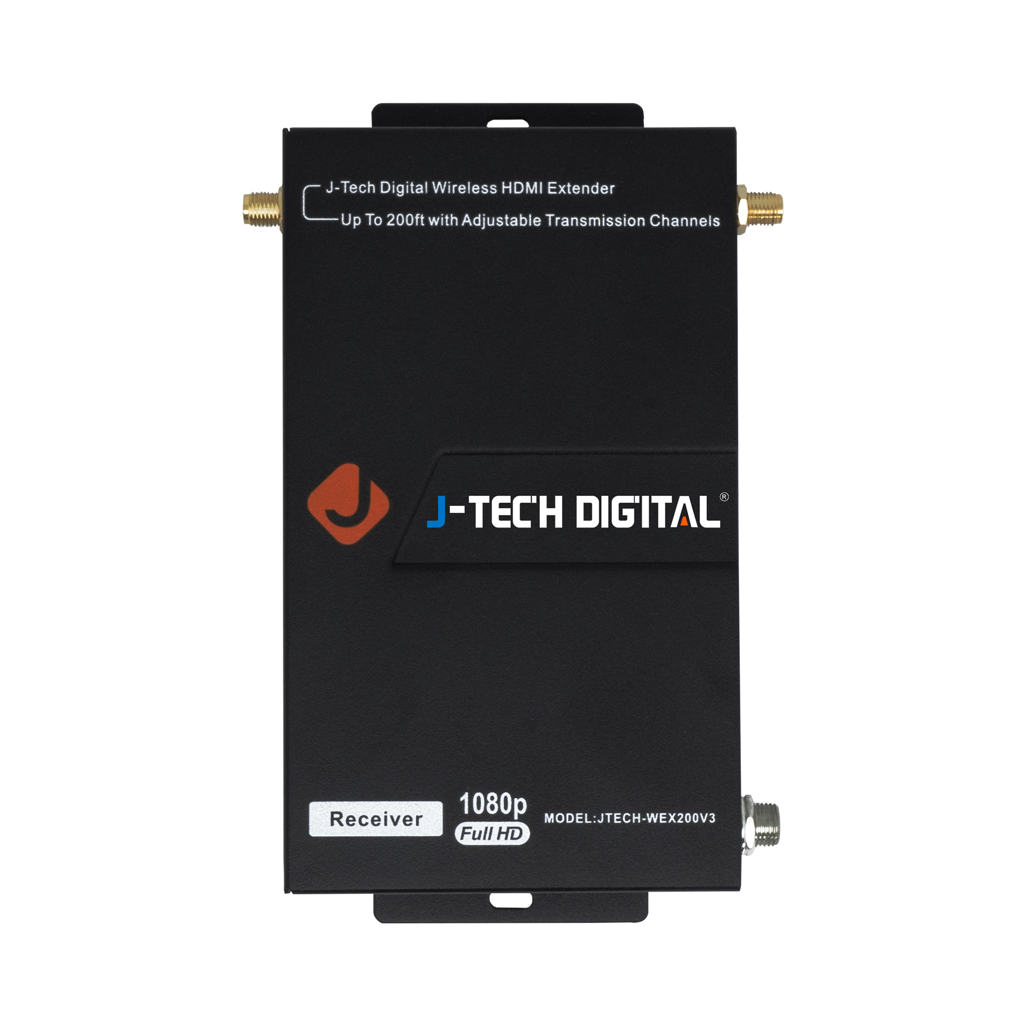 J-Tech Digital Wireless HDMI Extender Up To 200ft with Adjustable Transmission Channels
J-TECH DIGITAL Receiver 1080p MODEL:JTECH-WEX200V3 Full HD
