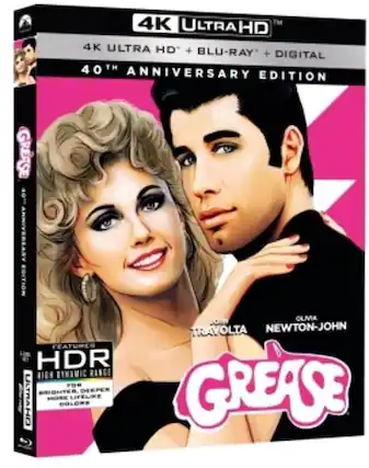 Front. Grease - 4K Blu-Ray.