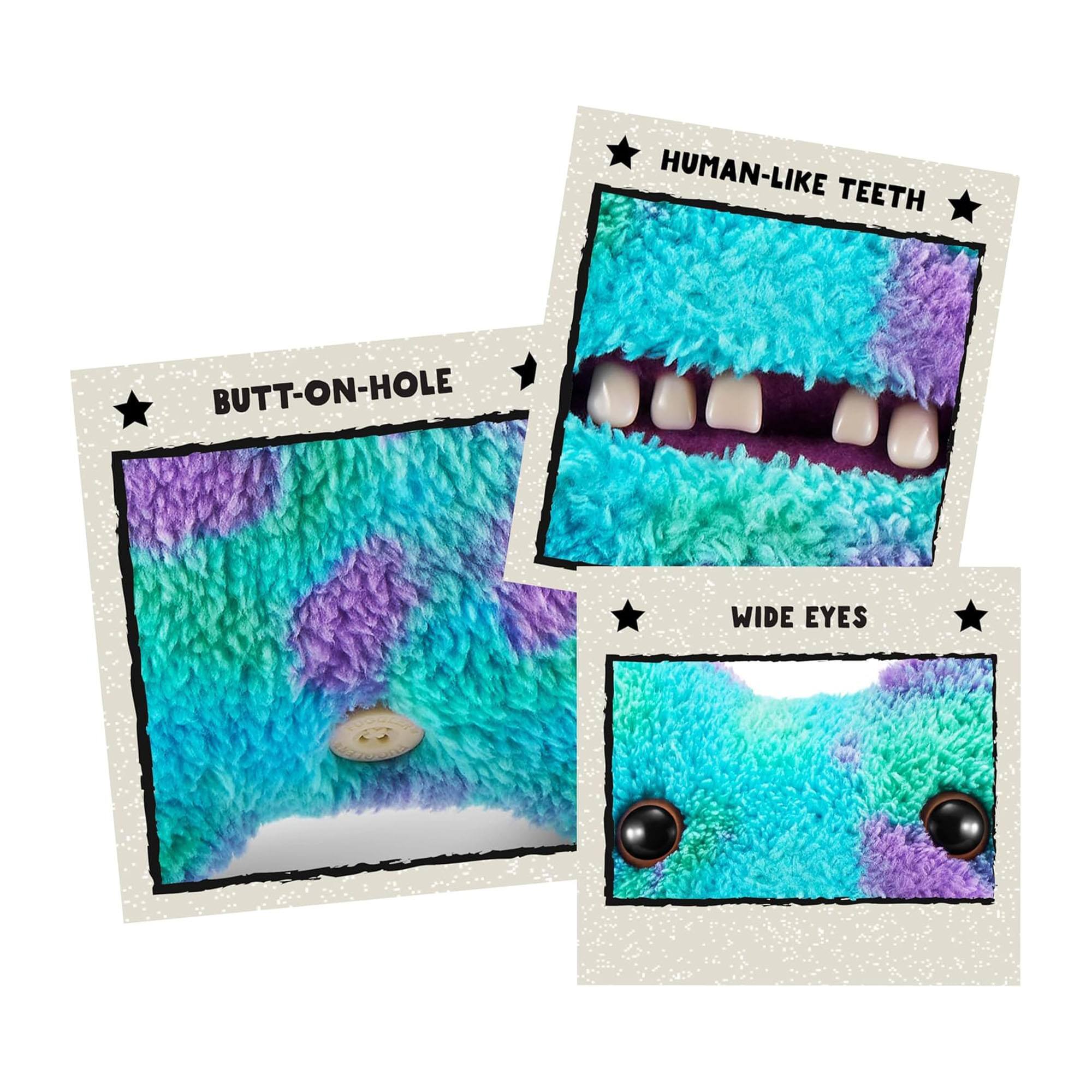 - Human-like teeth
- Butt-on-hole
- Wide eyes