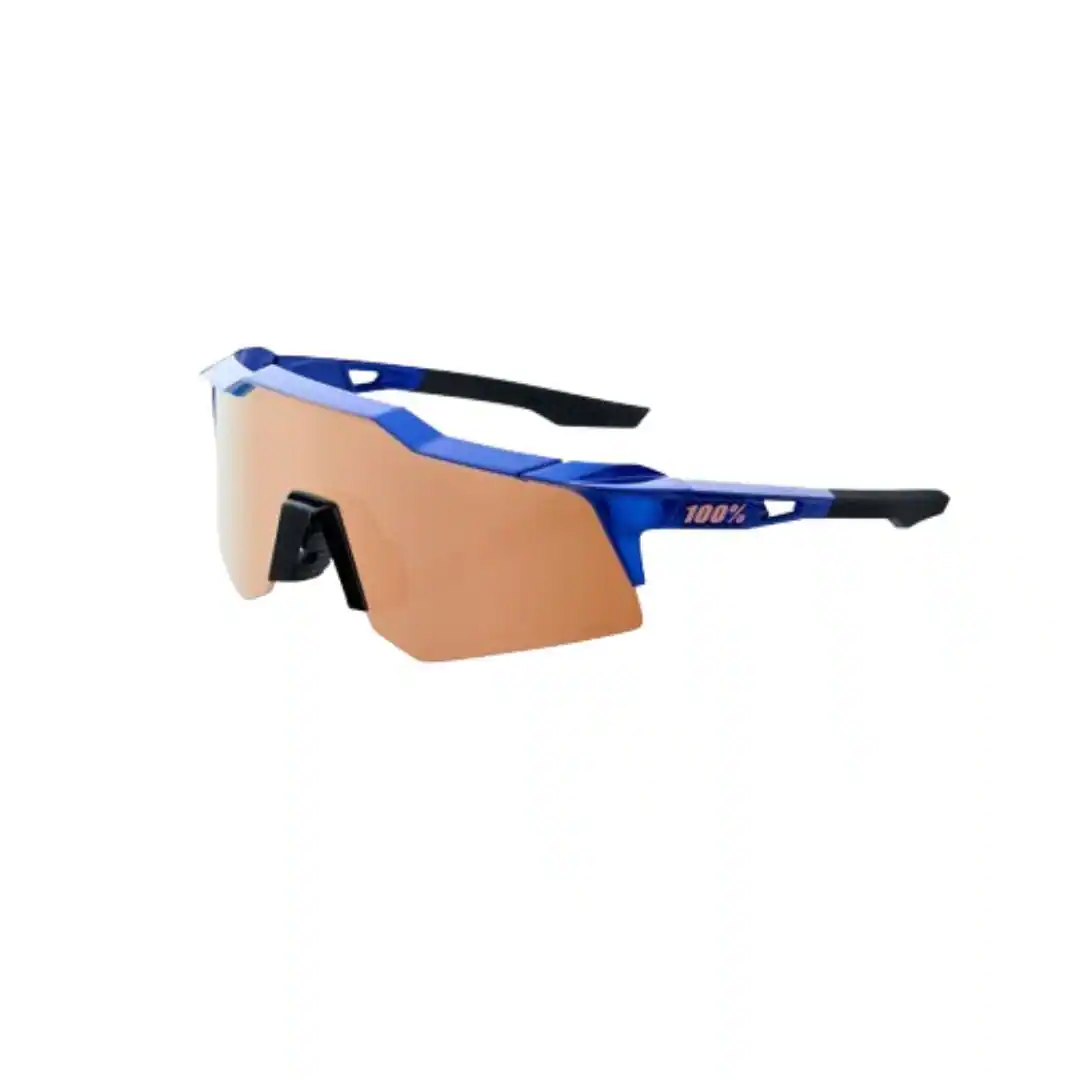 100% - Speedcraft XS Sunglasses Cobalt Blue HiPER Copper Lens