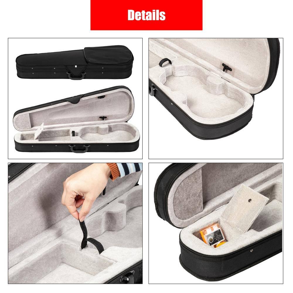 Alt View 2. Winado - Violin 4/4 Full Size for Kids, Adults, Students Beginners Kit with Violin Bow, Hard-Shell Case, Shoulder Rest, Rosin.