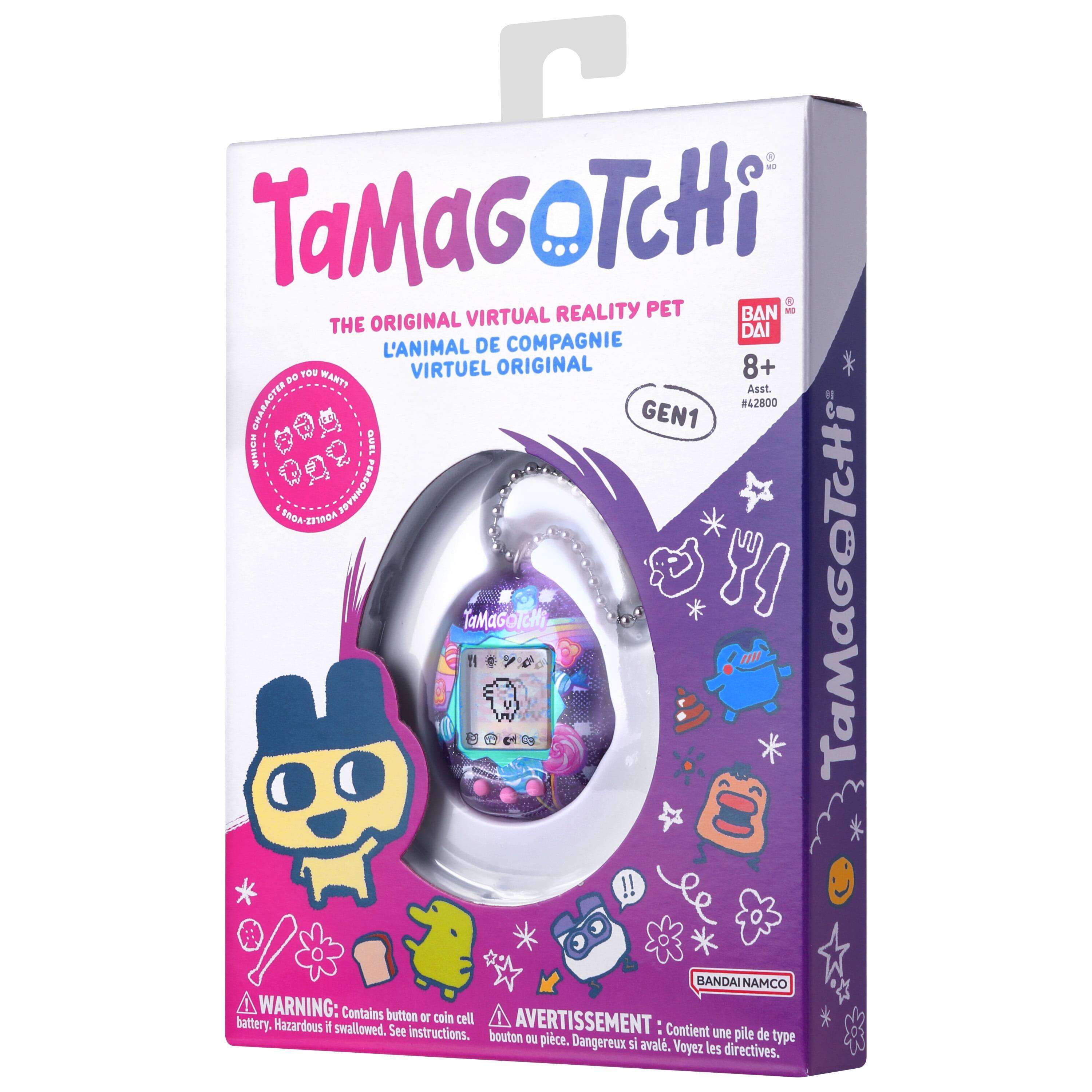 - TaMaGOTCHi VIRTUAL REALITY PET BAN - THE ORIGINAL DAI L'ANIMAL DE COMPAGNIE VIRTUEL ORIGINAL 8+ DO WANTS Asst. HRS #42800  GEN1 I QUEL 2 PERSONKGE . S 28DA TaMaGOTCHi : TaMaGeTcHi BANDAI NAMCO WARNING: Contains button or coin cell battery. Hazardous if swallowed. See instructions. AVERTISSEMENT Contient une pile de bouton ou pièce. Dangereux si avalé. Voyez les directives.