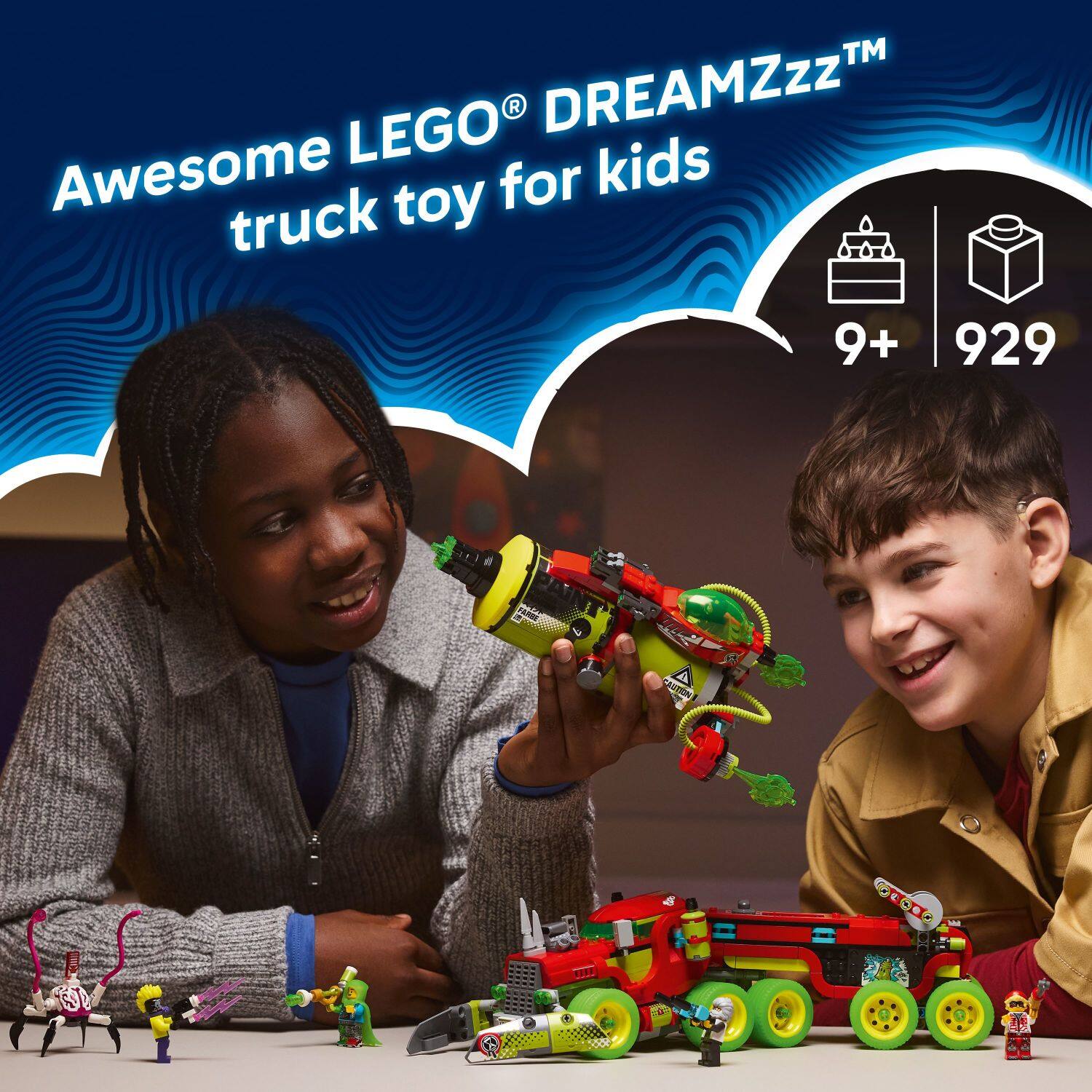 Awesome LEGO® DREAMZZz™ truck toy for kids 9+ 929