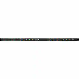 Vertiv - Geist Monitored Rack PDU with Next-Generation IMD| 60A| 208V DELTA| 0U| (30) Combination C13/C19 outlets| 3P+E - Black