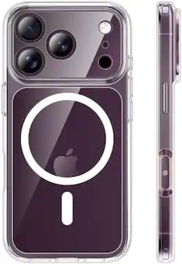 Core Tech - Magnetic Protective Case Compatible with Apple iPhone 18 Pro - Clear