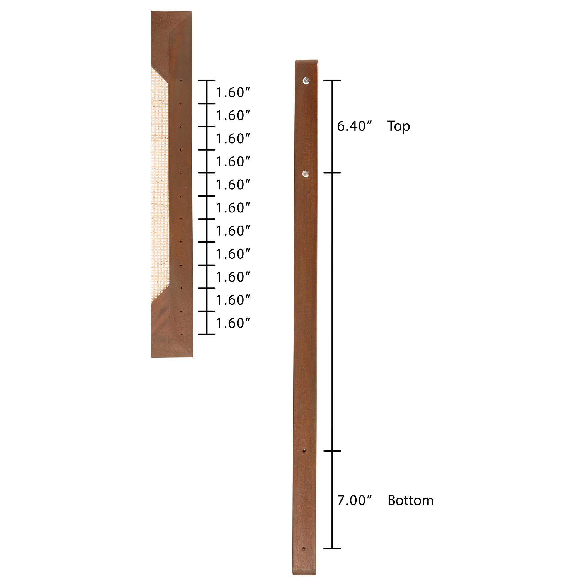 1.60" 1.60" 1.60" 1.60" 1.60" 1.60" 1.60" 1.60" 1.60" 1.60" 1.60" 1.60" 1.60" 6.40" Top 7.00" Bottom