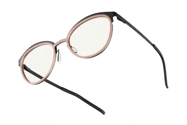 Front. GUNNAR - GUNNAR Computer Glasses - Palomar, Onyx Blush, Clear Pro Lens - Blue Light Block, For Graphic Designers/Photographers - Onyx/Blush.