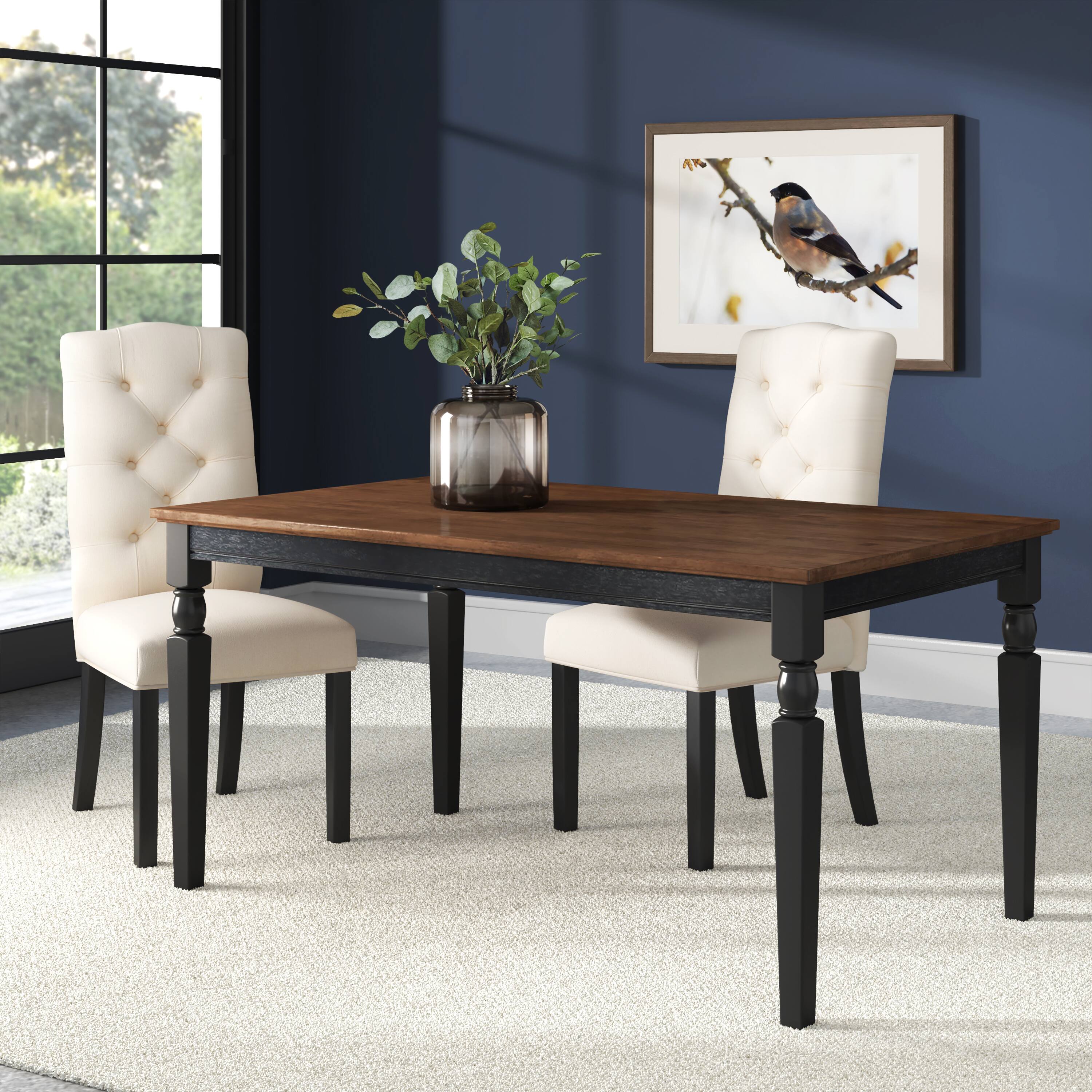Angle. Finch - Finch Provence Tufted Dining Chair, Set of 2, Beige - Beige.