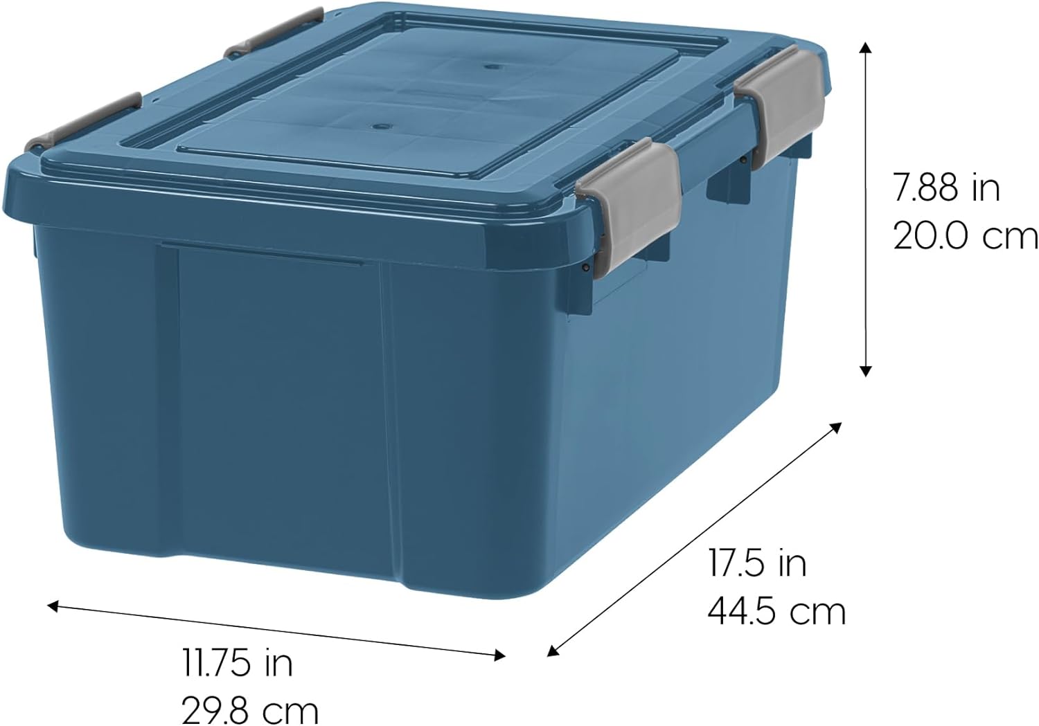 7.88 in 20.0 cm  
11.75 in 29.8 cm  
17.5 in 44.5 cm