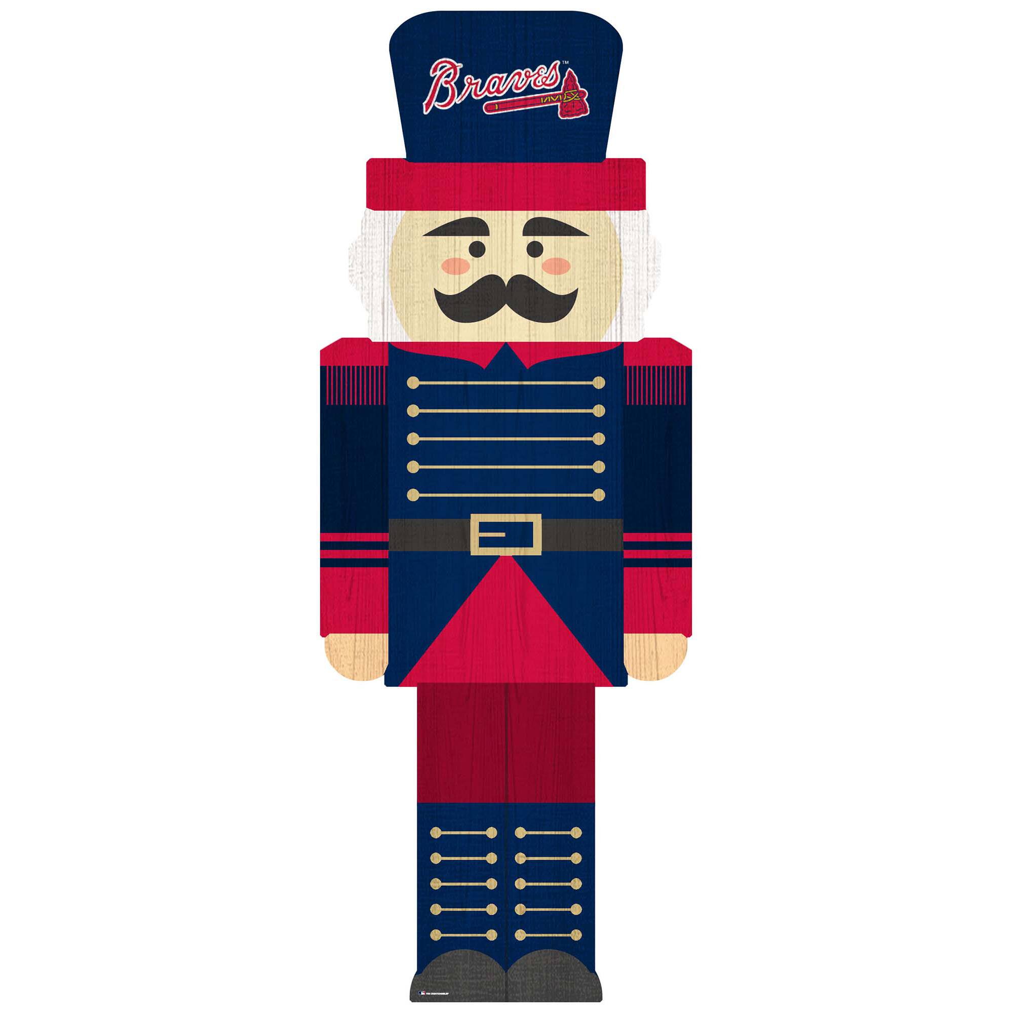 Atlanta Braves 31'' Nutcracker Leaner