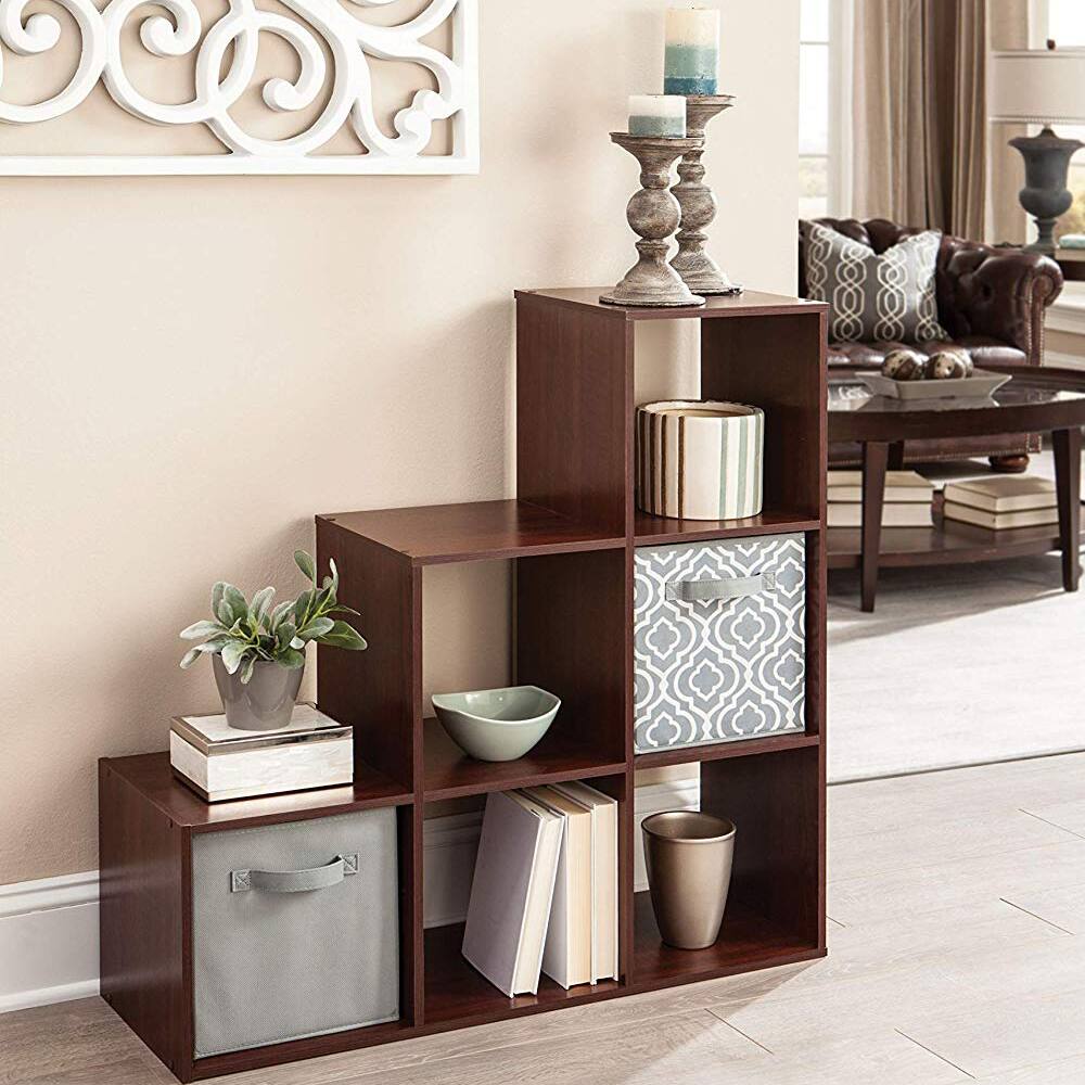 Alt View 10. ClosetMaid - ClosetMaid 3 Tier Wooden Cubeical Organizer for Added House Storage, Dark Cherry - Dark Cherry.