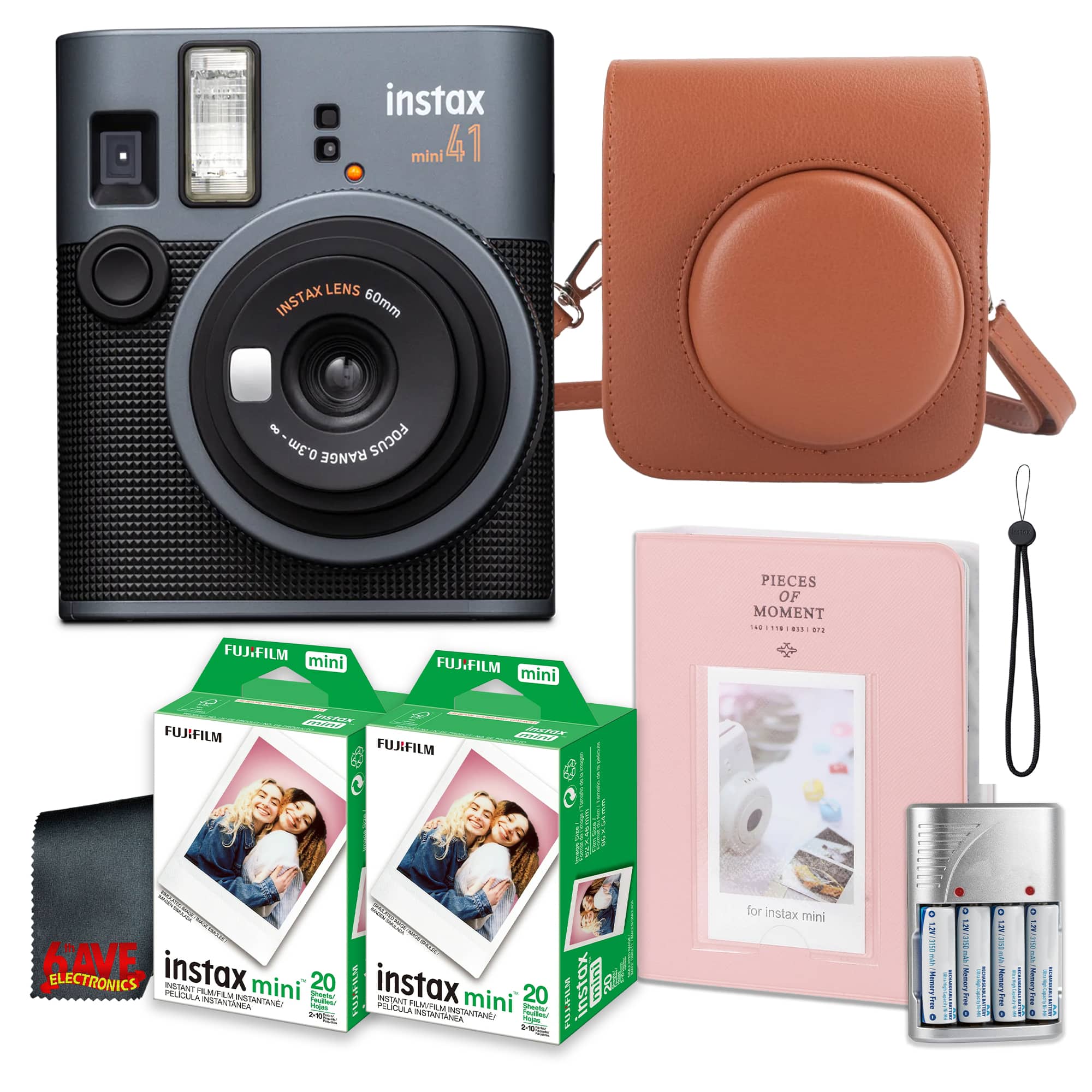 Fujifilm - INSTAX MINI 41 Instant Film Camera, Pack of 2 INSTAX MINI INSTANT FILM