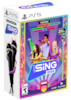 The image features a box for a video game called "Let's Sing 2026," which is compatible with the PlayStation 5. The game includes two microphones and features various artists, such as Billie Eilish, Lizzo, Selena Gomez, and many more. The box is designed for teen and adolescent players, and it is rated ESRB. The game is developed by Voxler and published by Plaion.