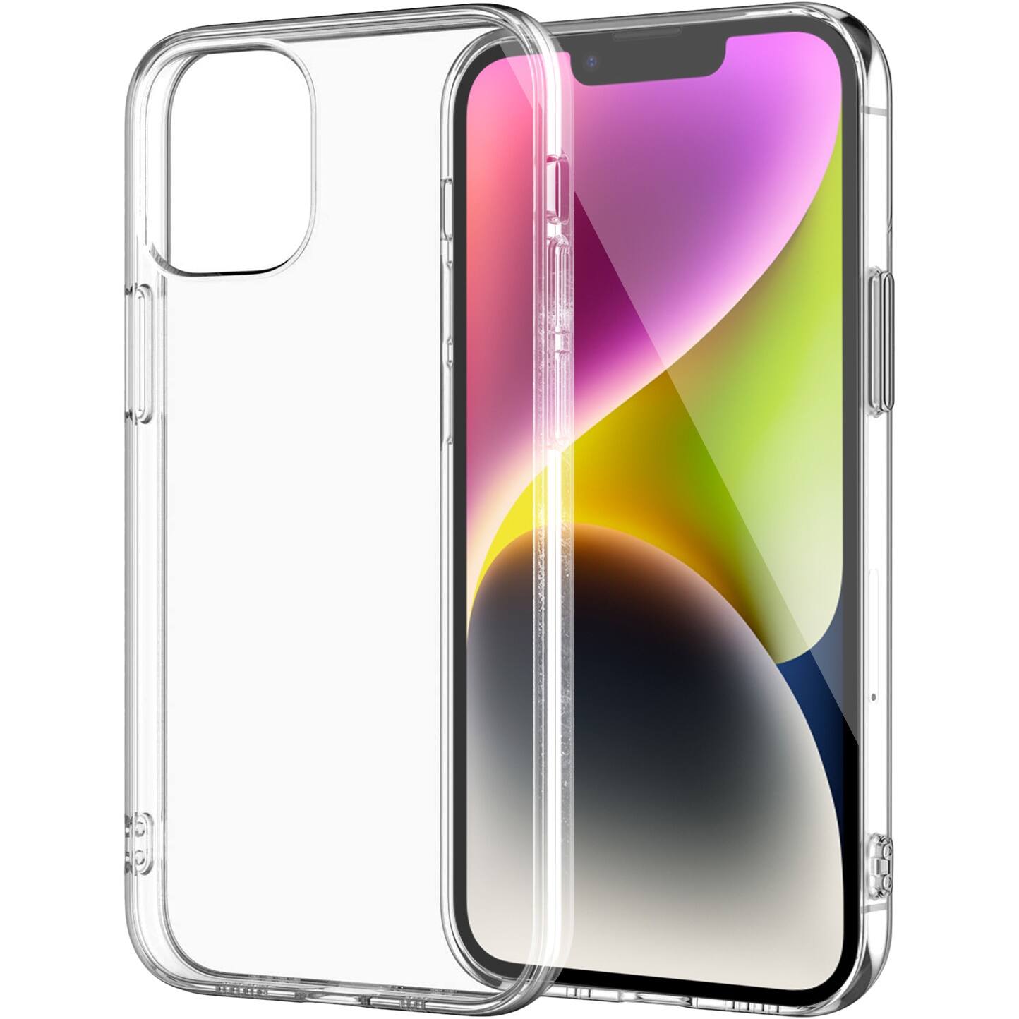 Alt View 14. SaharaCase - Hybrid-Flex Hard Shell Case for Apple iPhone 14 - Clear.