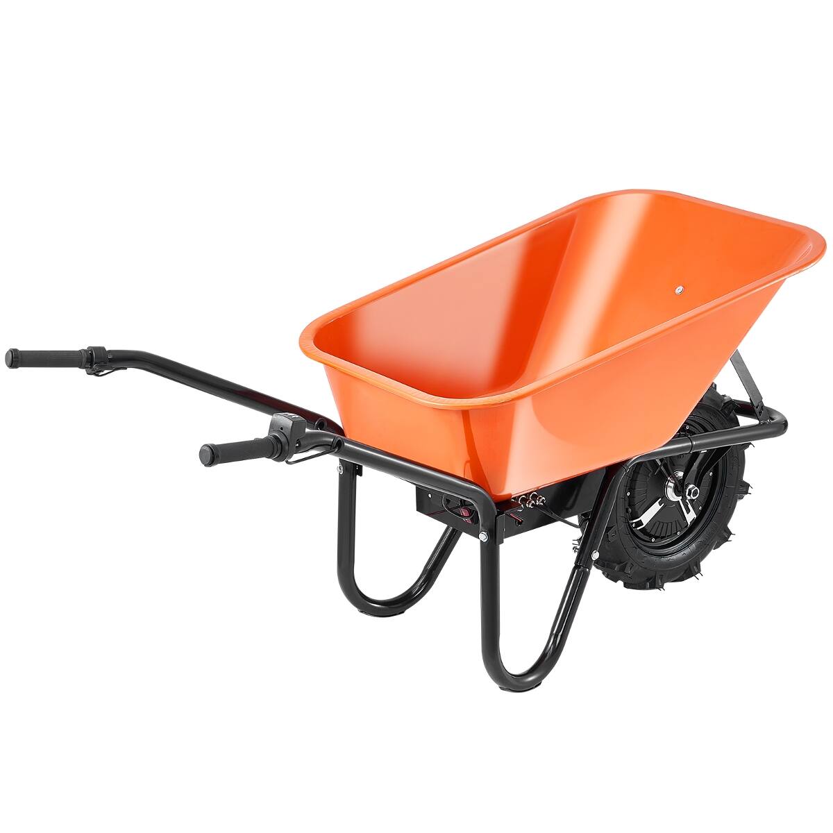 Alt View 3. Loheer - Loheer 500W Electric Wheelbarrow Cart 330 lbs Capacity Motorized Wagon 16-Inch Wheels.