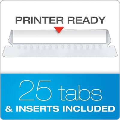 PRINTER READY

25 tabs & inserts included