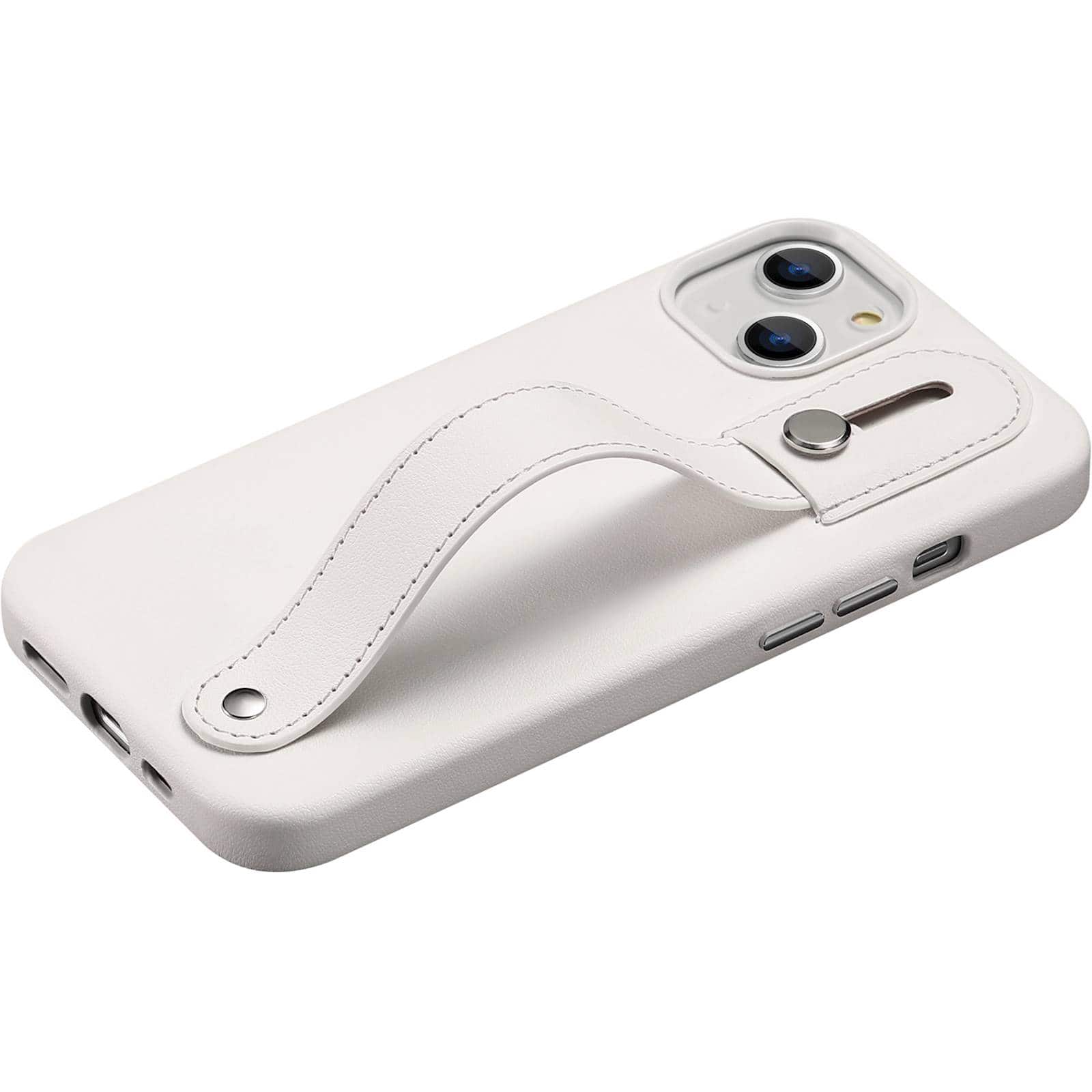 Alt View 14. SaharaCase - FingerGrip Series Case with Strap for Apple iPhone 13 and iPhone 14 - White.