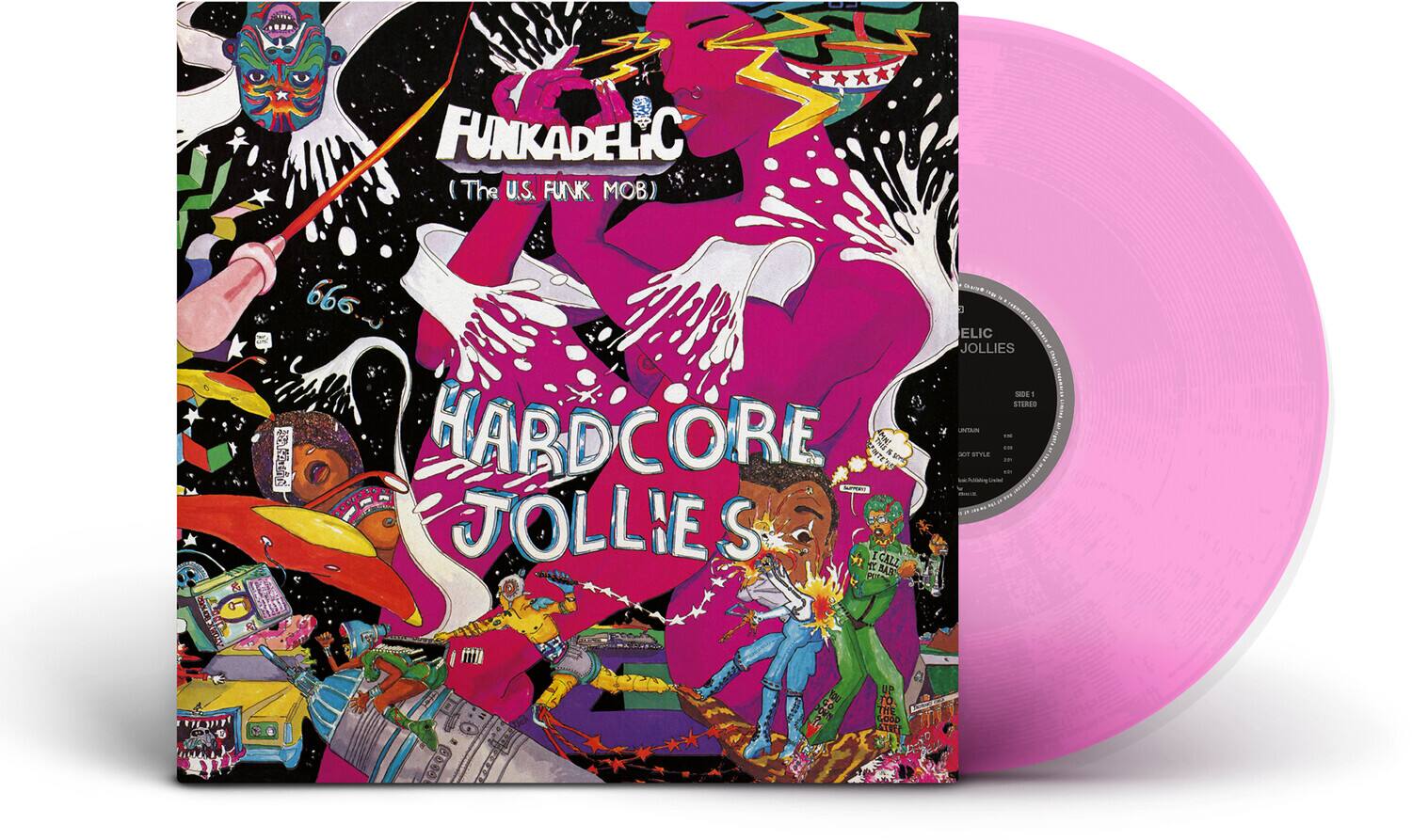 FUNKADELIC (The U.S. FUNK MOB)  
HARDCORE JOLLIES  
I CALL IT PESE 118  
STEREO  
SIDE 1  
UP TO THE GOOD