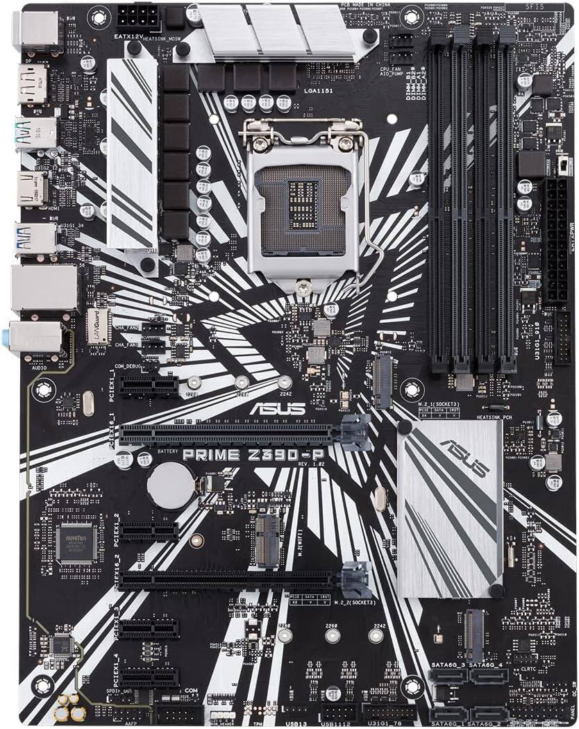 ASUS Prime Z390 P LGA 1151 (300 Series) Intel Z390 SATA 6Gb/s ATX