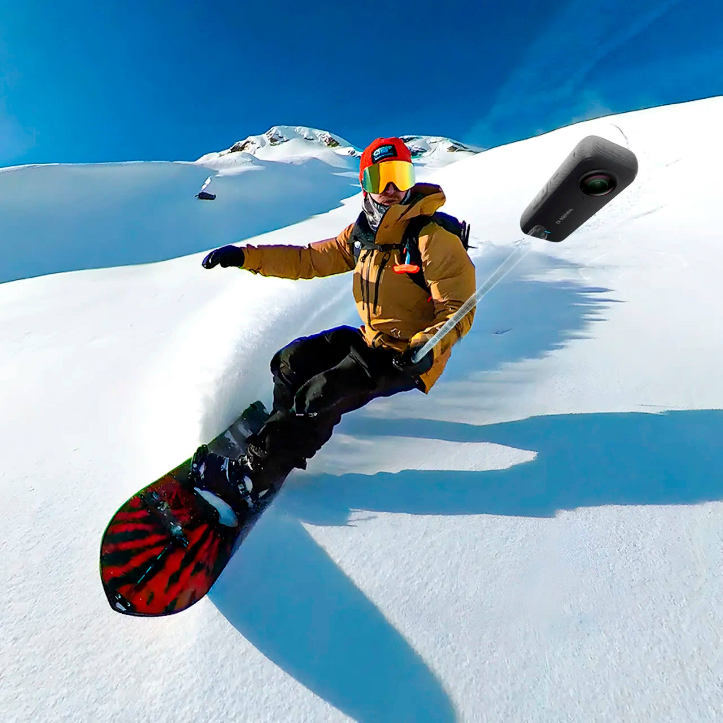 Alt View 13. Insta360 - 39.3" Action Invisible Selfie Stick Monopod - Black.