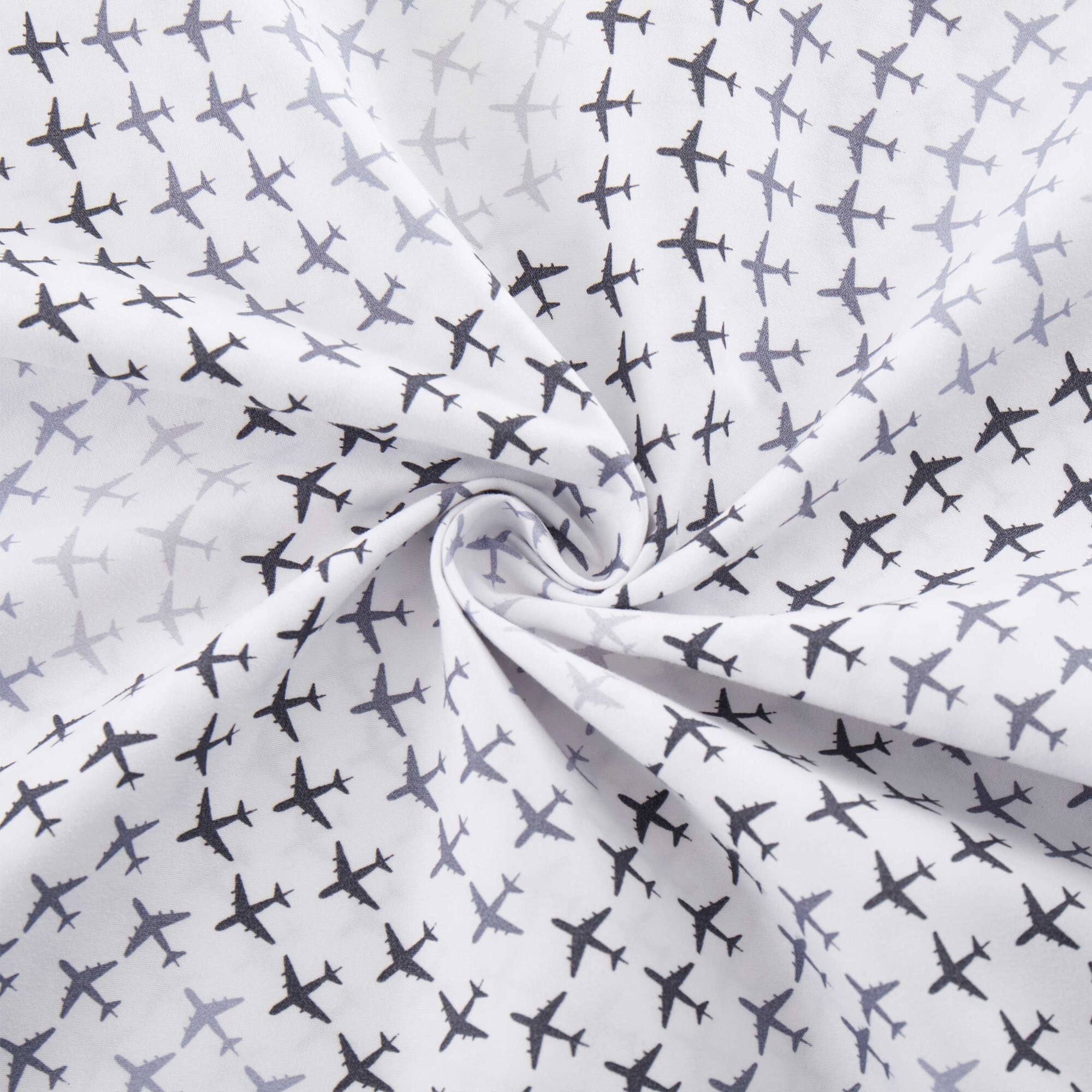 Alt View 2. Sweet Home Collection - Kids' Printed Classic & Bright Ultra Soft Microfiber Sheet Sets - Twin - Airplanes.