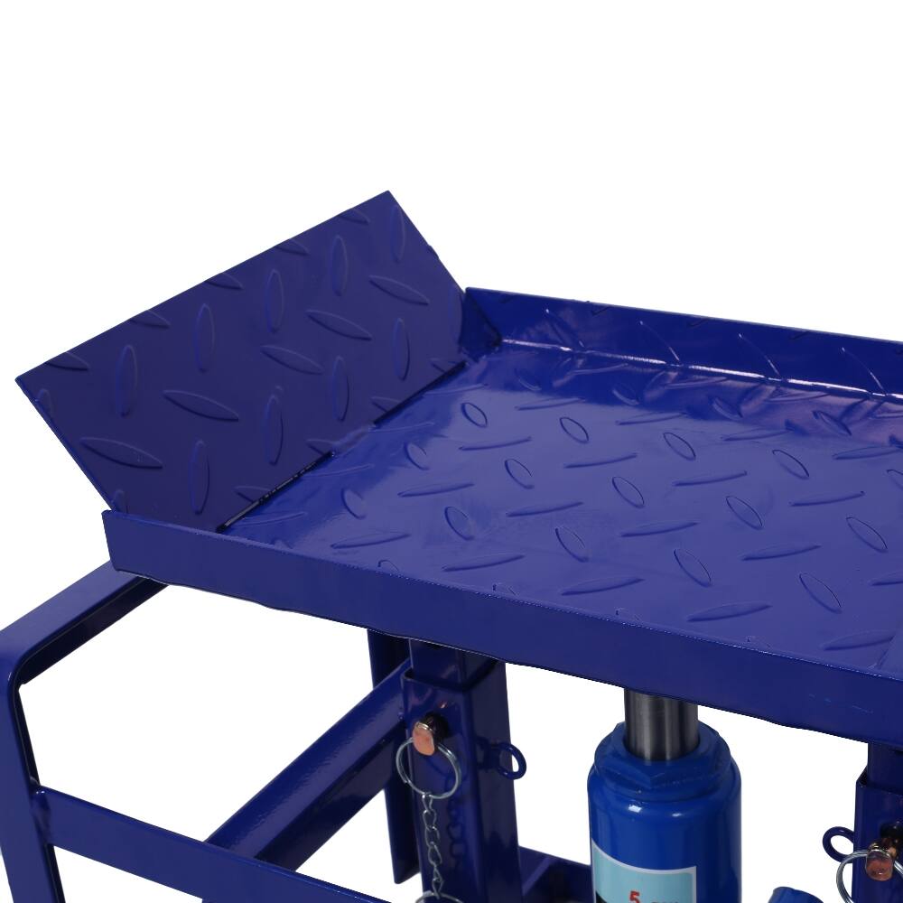 Alt View 7. Ropilly - 5 Ton Hydraulic Car Ramps Heavy Duty Steel Truck Service Lifts 10000 Lbs Capacity Adjustable Garage Repair Frame 2 Pack.