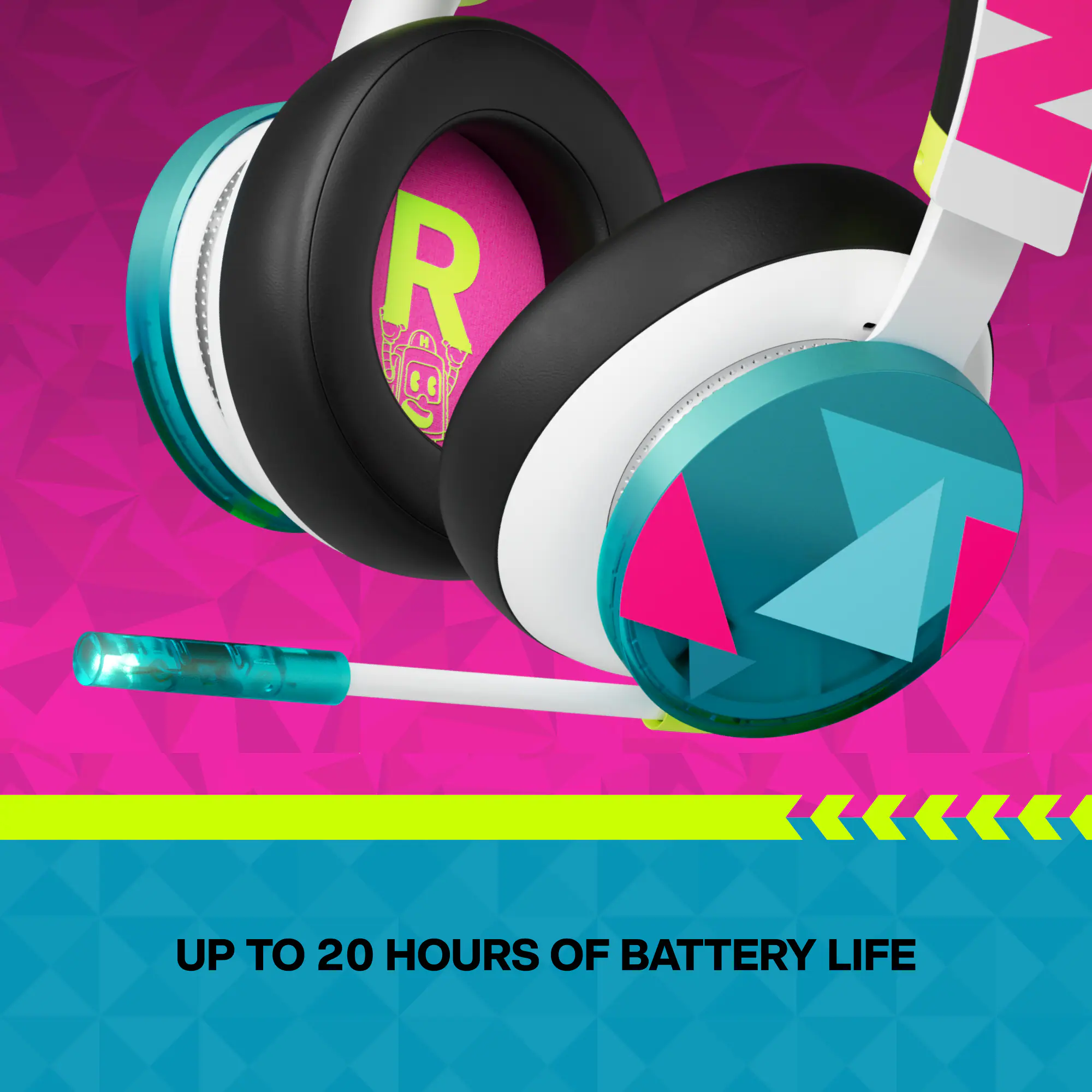UP TO 20 HOURS OF BATTERY LIFE