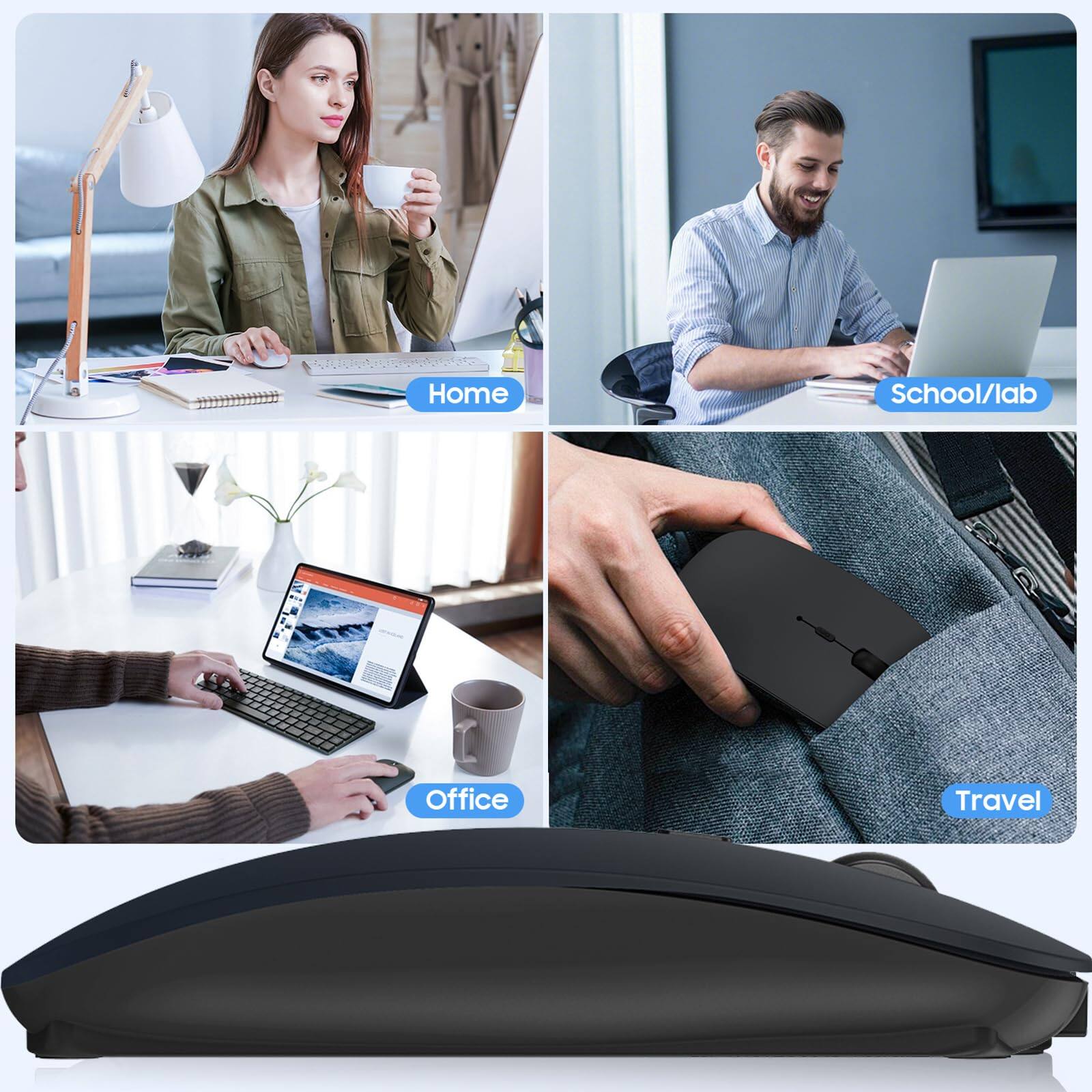 Home  
School/lab  
Office  
Travel