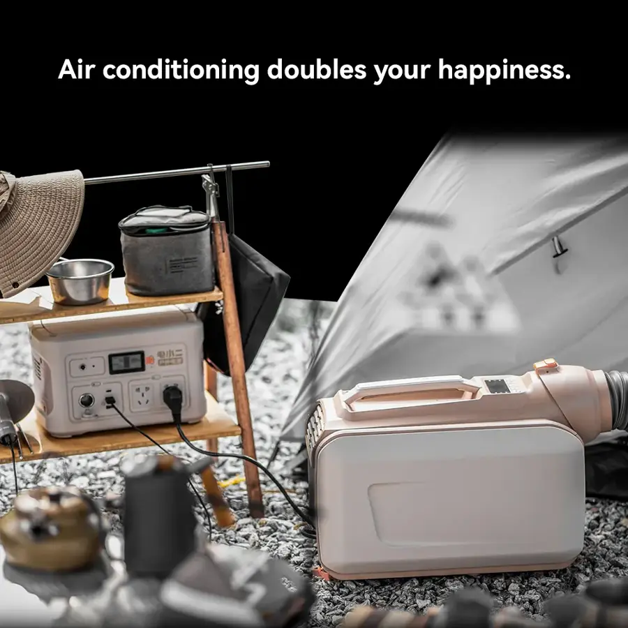 Air conditioning doubles your happiness.
