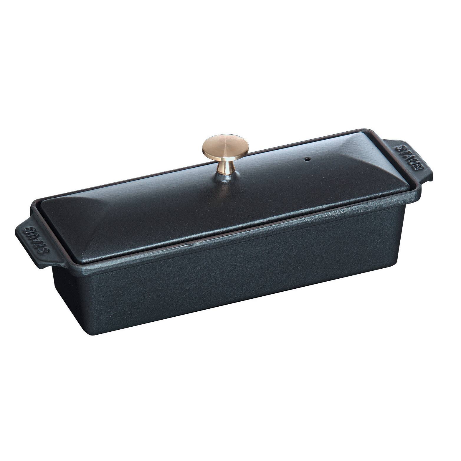 Staub - Cast Iron 1.5-qt Large Rectangular Terrine - Matte Black price history on PriceWatchPro