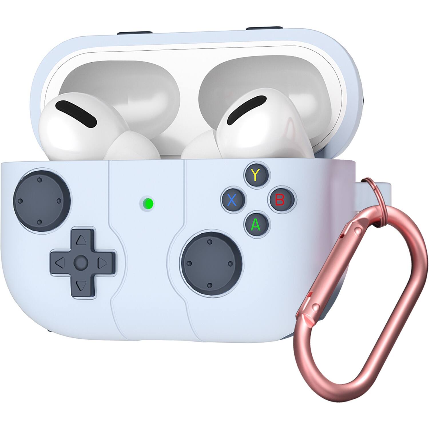 Alt View 11. SaharaCase - Inspire Series Case for Apple AirPods Pro (2nd Generation) - Sky Blue.