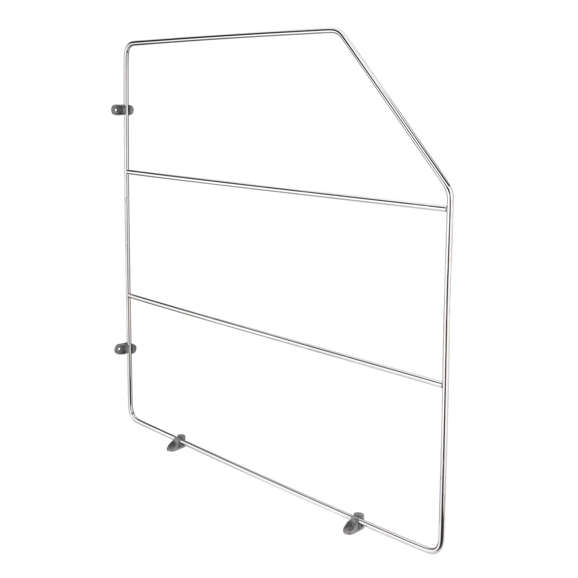 Alt View 5. Rev-A-Shelf - Rev-A-Shelf 18" Bakeware Divider for Wall/Base Cabinets, Chrome, 597-18CR-2-1 - Silver.