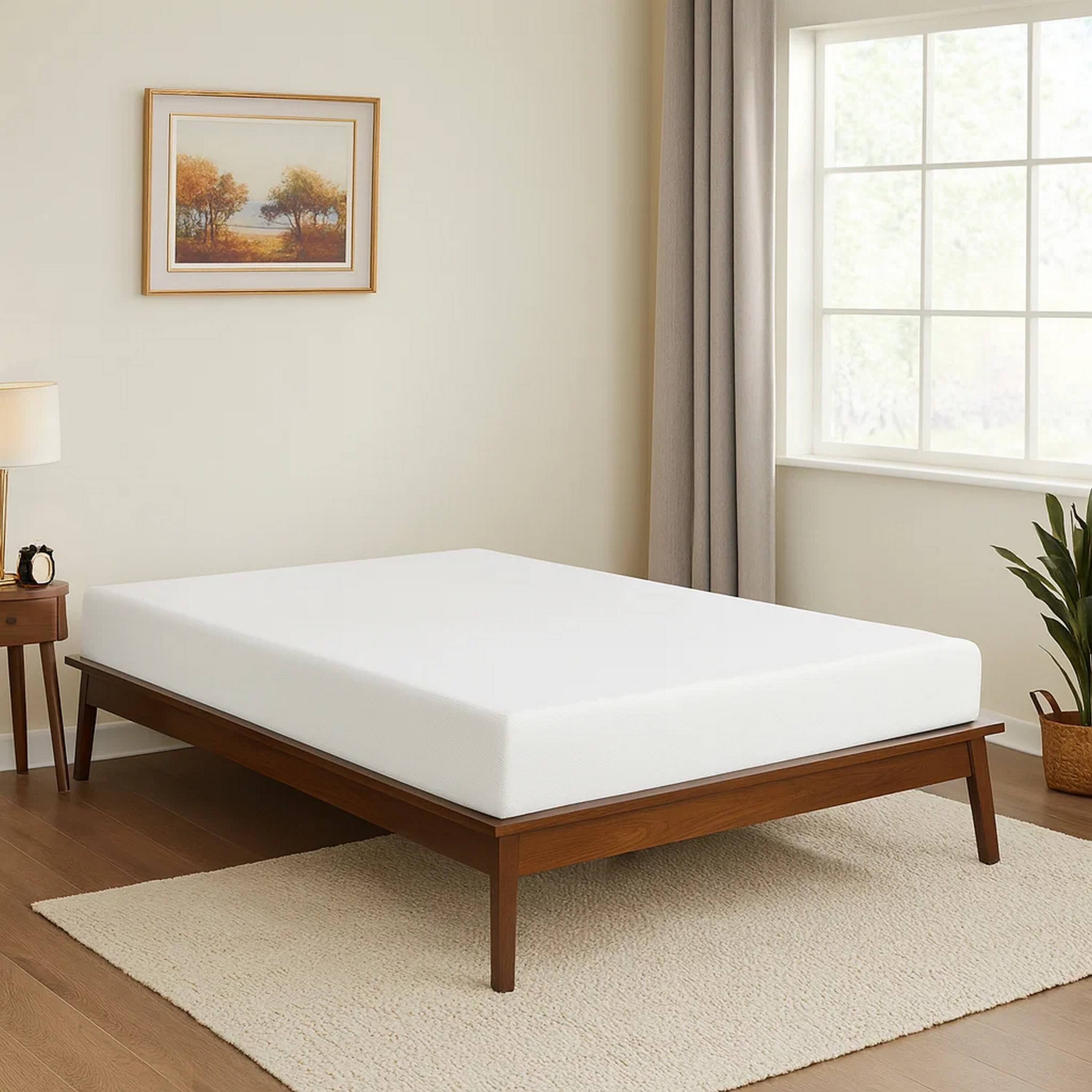 Alt View 2. Manhattan Lane - Bree 8 Inch Plush King Size Mattress with Cool Gel Foam, Aloe Vera Infused - White.