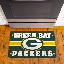 Evergreen Enterprises - Green Bay Packers 18" x 30" Anti-Fatigue Comfort Indoor Mat - Multicolor