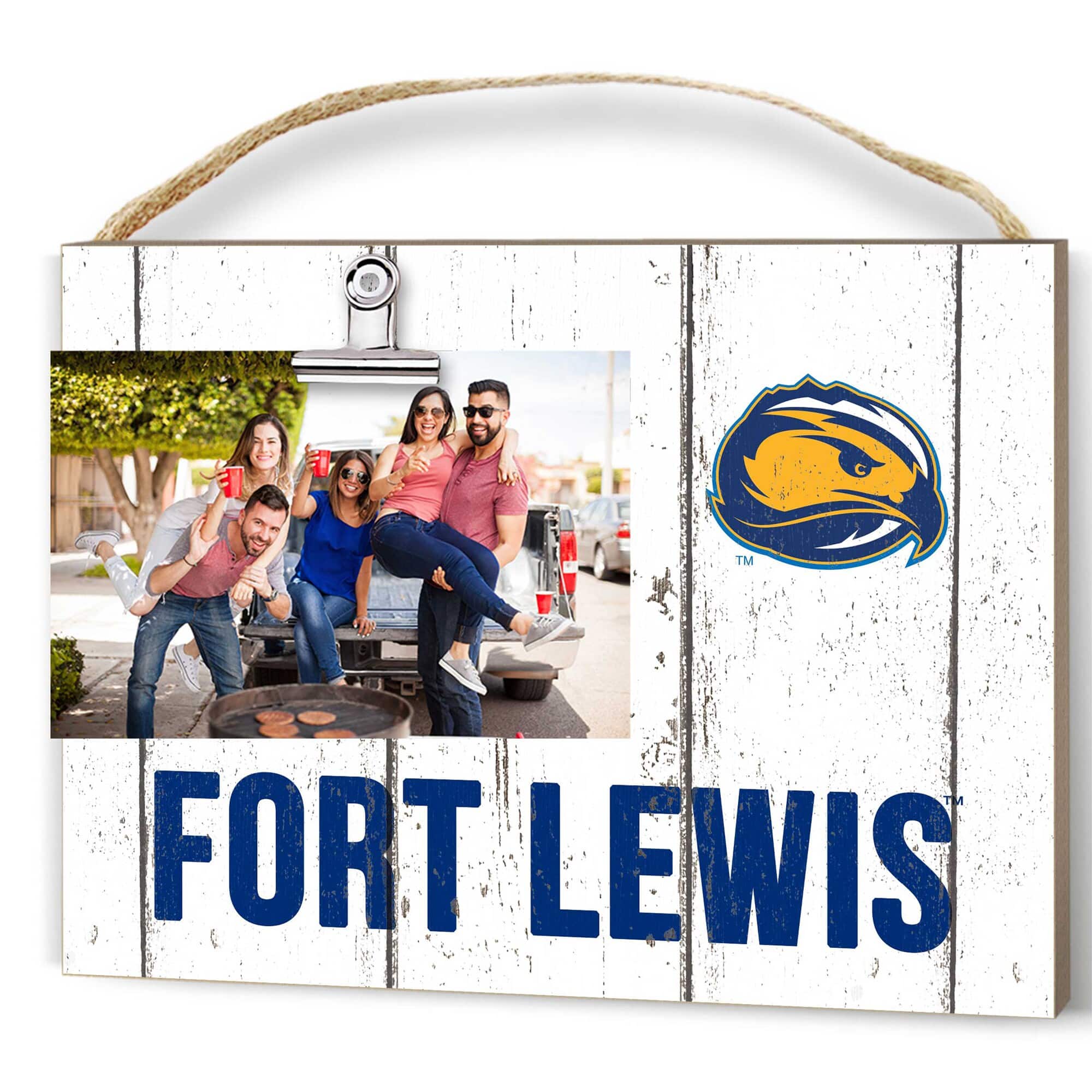"Jardine - Fort Lewis College Skyhawks 8"" x 10"" Weathered Clip It Frame - White" price history on PriceWatchPro