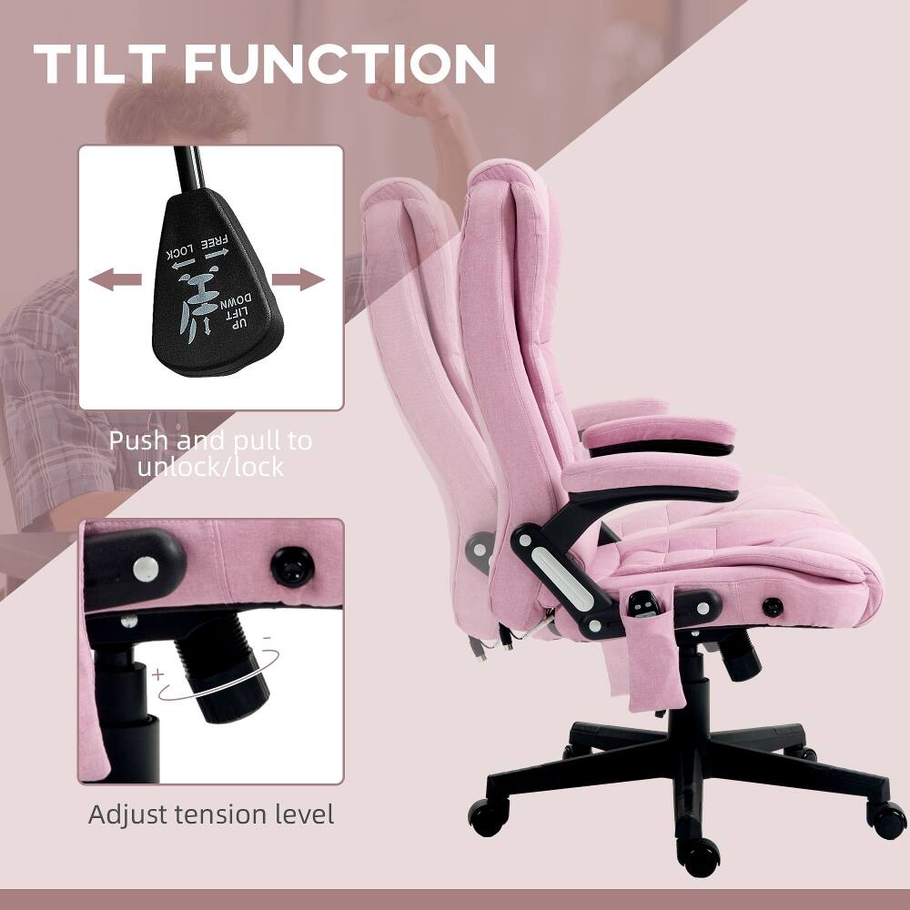 TILT FUNCTION

- Push and pull to unlock/lock
- Adjust tension level