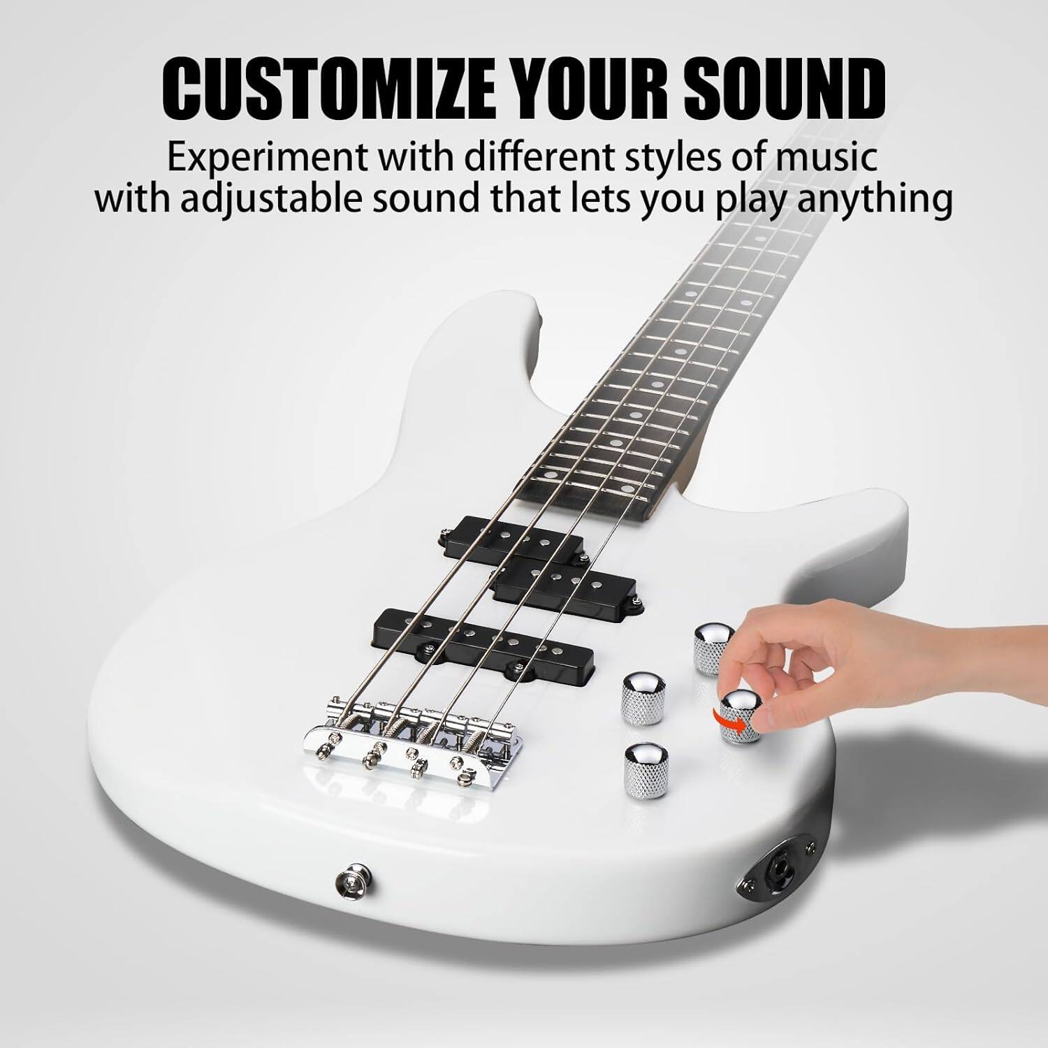 CUSTOMIZE YOUR SOUND  
Experiment with different styles of music with adjustable sound that lets you play anything