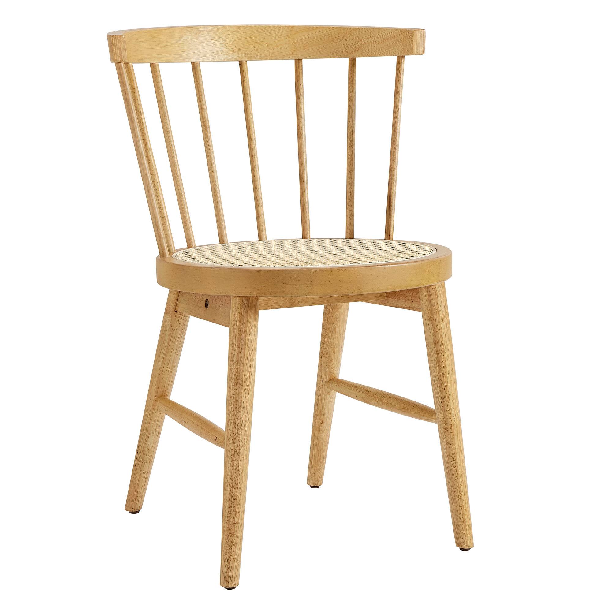 Back. Modway - Lykke Curved Spindle Back Dining Chairs Set of 2 by Modway - Brown.