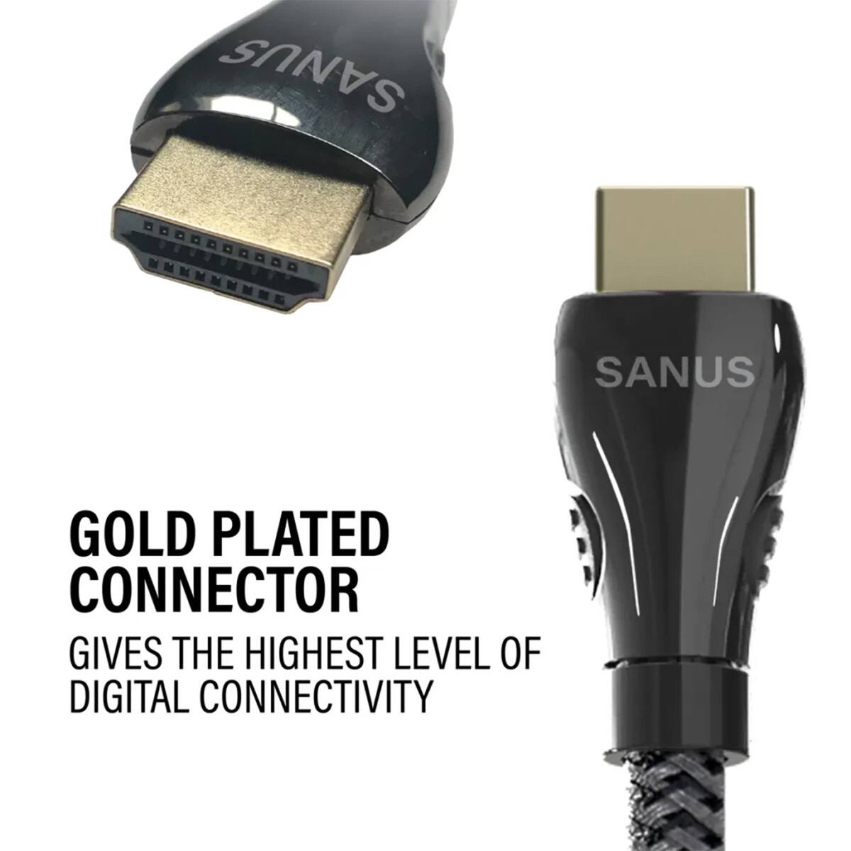 SANUS GOLD PLATED CONNECTOR GIVES THE HIGHEST LEVEL OF DIGITAL CONNECTIVITY