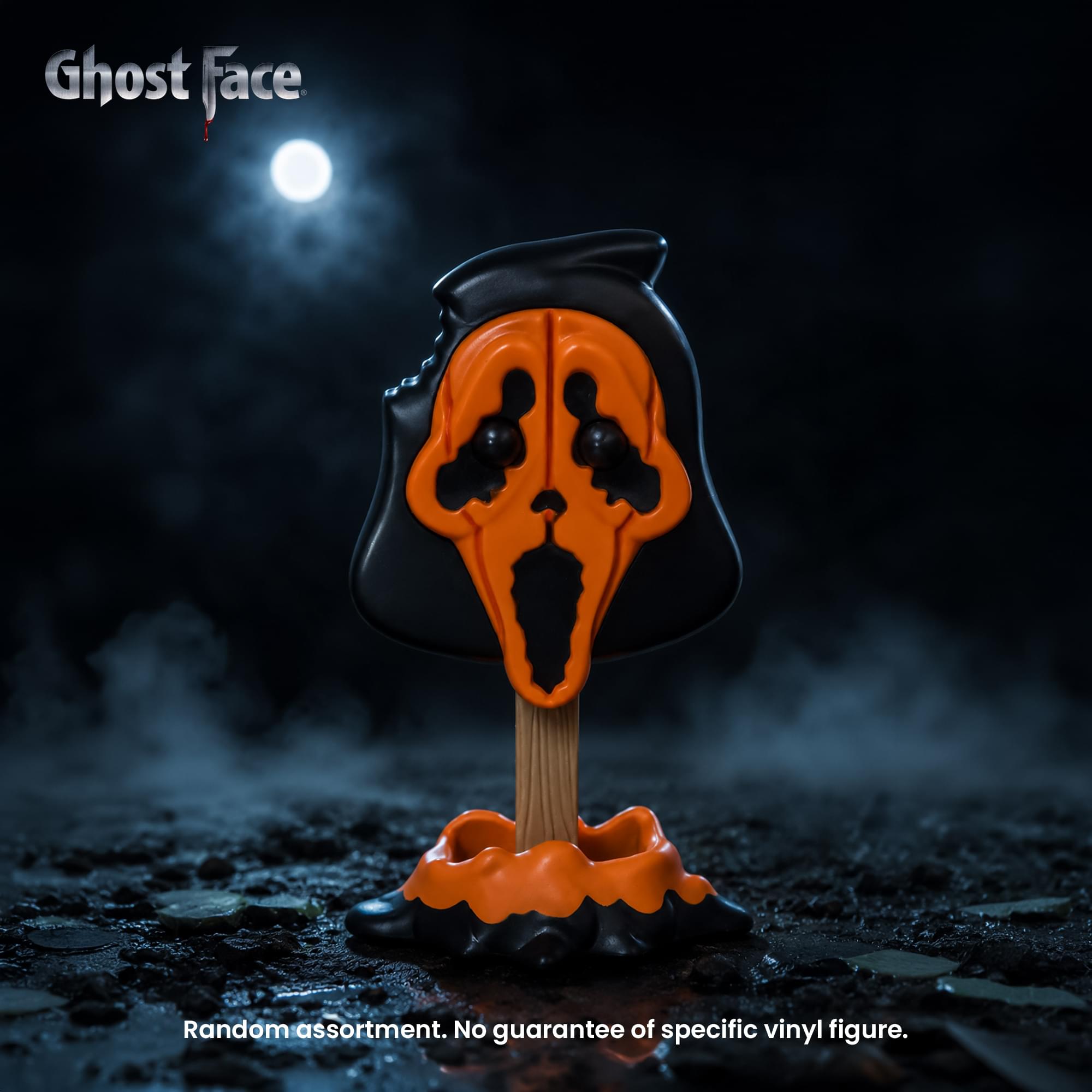 Ghost Face  
Random assortment. No guarantee of specific vinyl figure.