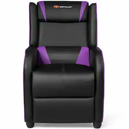 Kadyn - Recliner Chair, Reclining Chair,Lounge Chair,Home Massage Gaming Recliner Chair - Purple