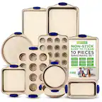 C D CLCTICA nutrichef NON-STICK EASY TO CLEAN 10 PIECES BAKEWARE SET 2g -s Saa 17 1P I 1 1. Baking Pan 137 - EW Pis Pes M . NT oe rRArICEKS ... in - Mutun Fa 14 . 16 N 12 -op Mura than 16 16.27 . 3.0 -oal Canko shaat 15.15 N4 i - thas 11 1 M Squars Fan 18-82 4 LAT thas 11 WV 2o4 POA STE PPUS TOLE TDOM MDADOU